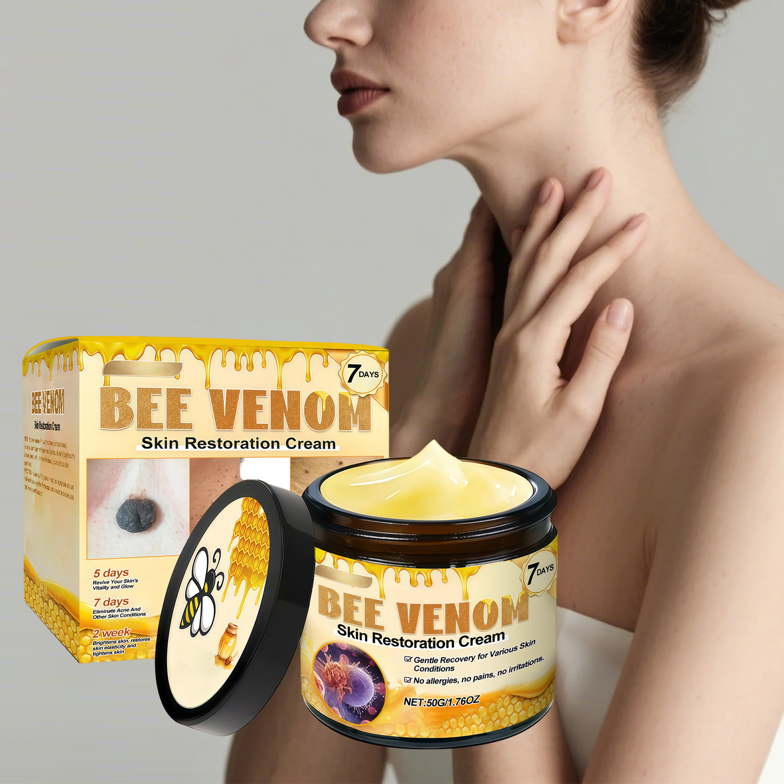 Body Cream Gentle Massage Nourish Soft Clean Skin Care Body Mole Special Spot