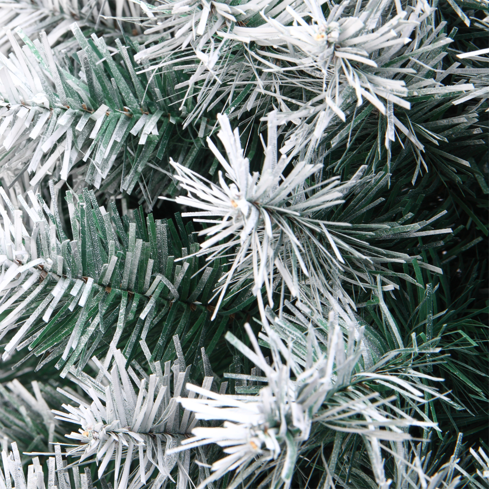 Home Pre-Lit Natural Snowy Christmas Tree - 6ft
