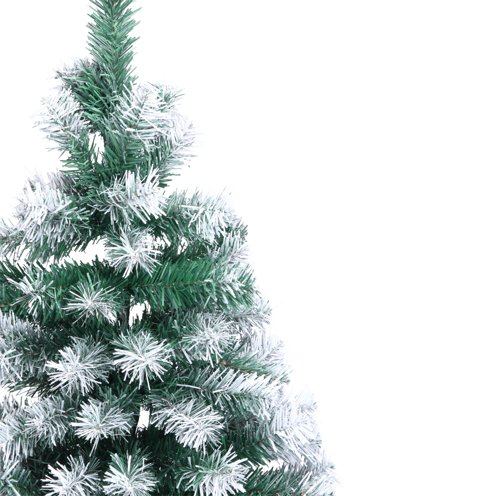 Home Pre-Lit Natural Snowy Christmas Tree - 6ft