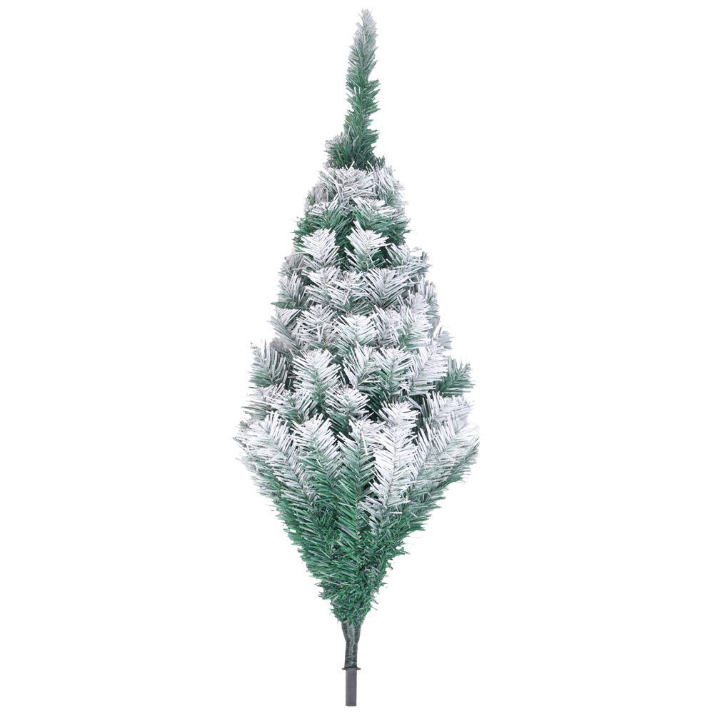 Home Pre-Lit Natural Snowy Christmas Tree - 6ft