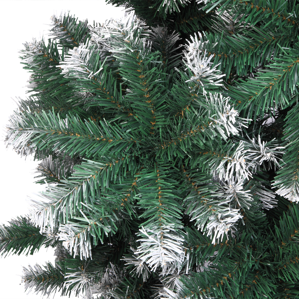 Home Pre-Lit Natural Snowy Christmas Tree - 6ft