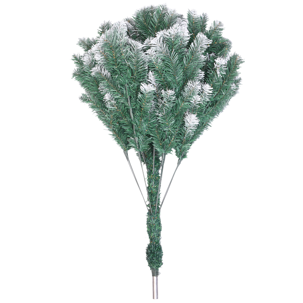 Home Pre-Lit Natural Snowy Christmas Tree - 6ft
