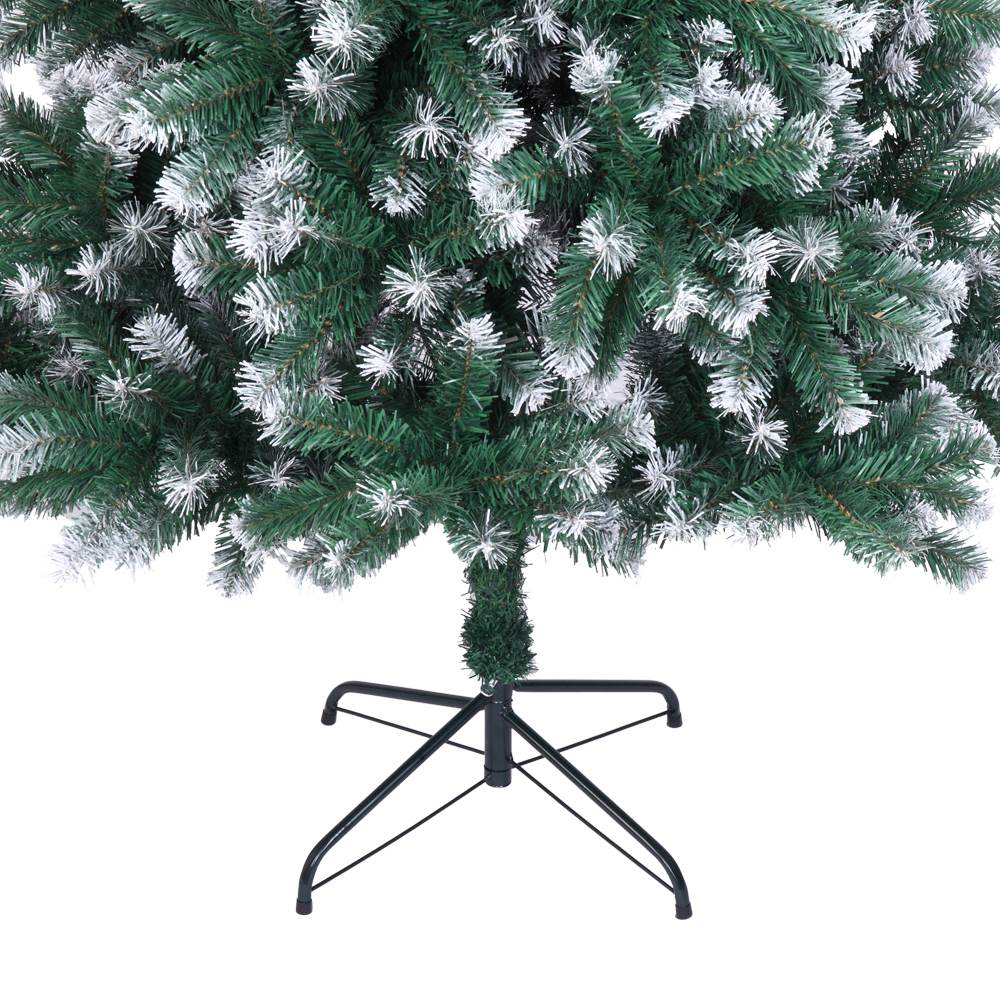 Home Pre-Lit Natural Snowy Christmas Tree - 6ft