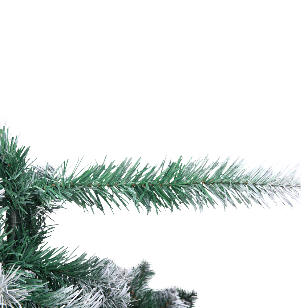 Home Pre-Lit Natural Snowy Christmas Tree - 6ft