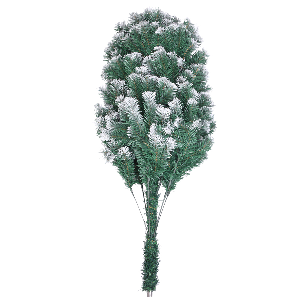 Home Pre-Lit Natural Snowy Christmas Tree - 6ft