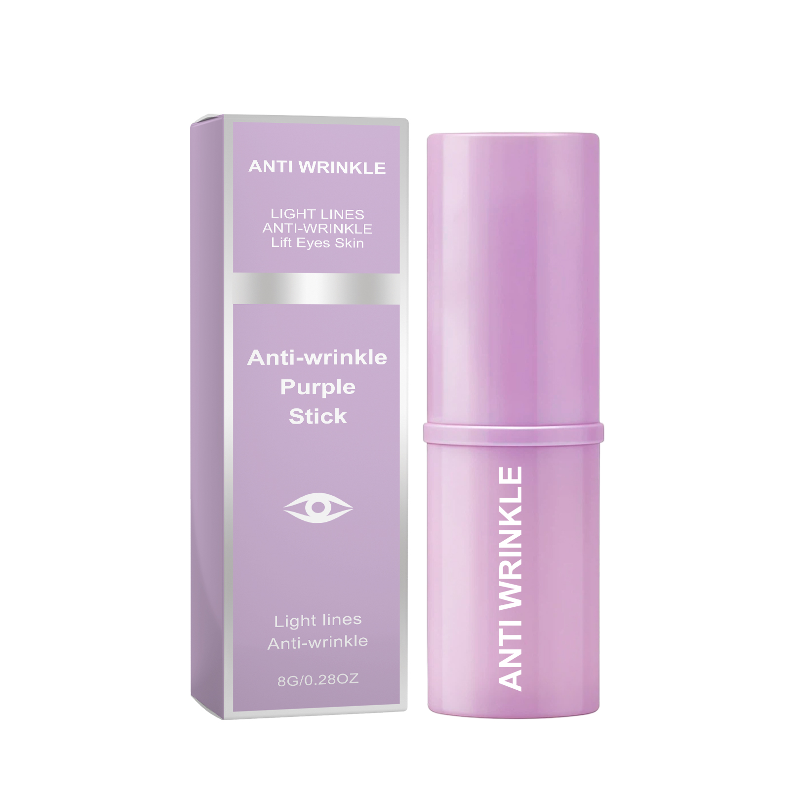 Moisturizing Purple Stick Mild Ingredients Nourish Facial Eye Skin Tender Refreshing Brightening Skincare Rod