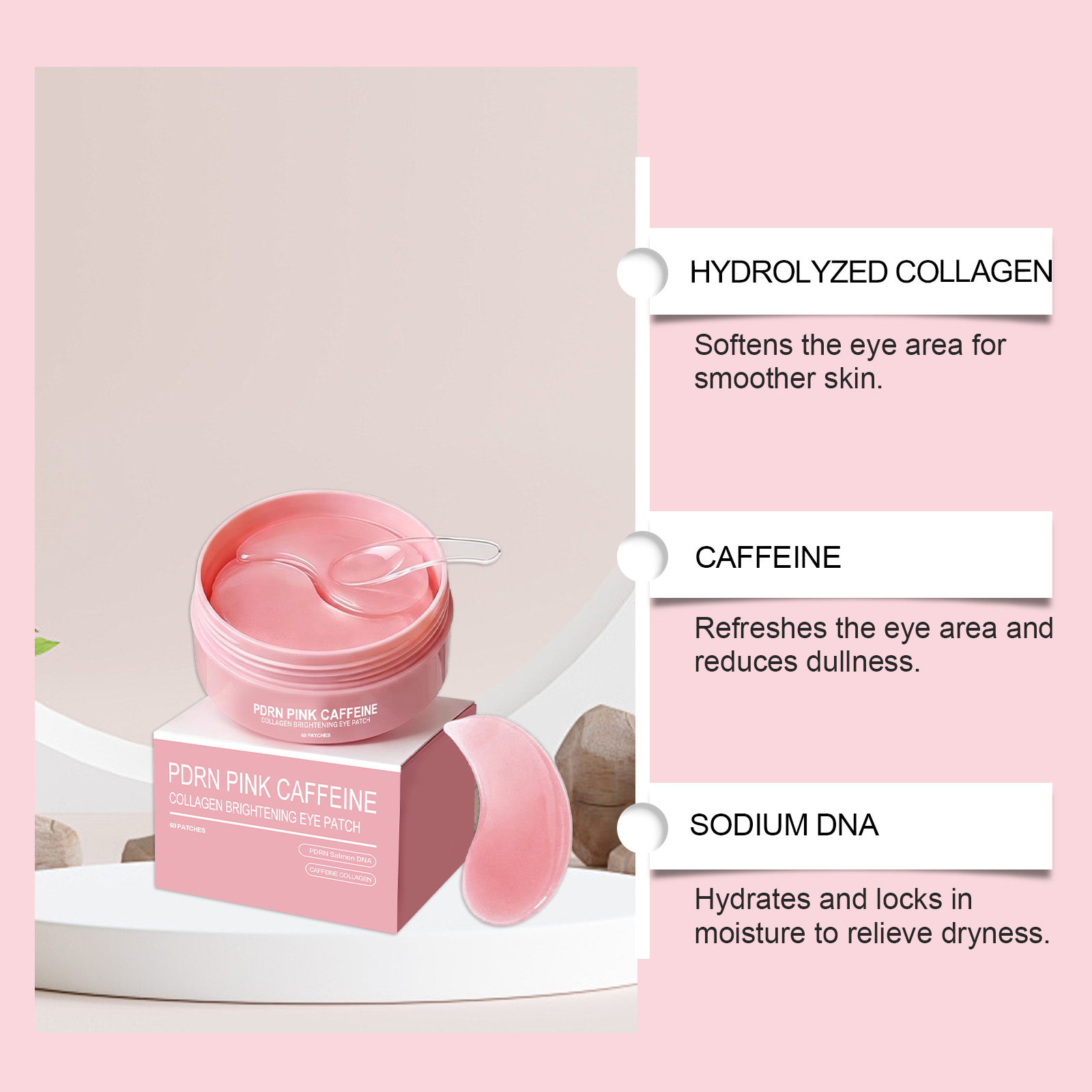 Collagen Soft Eye Mask Brightens Hydrates Rejuvenates Protects Skin Around Eyes Daily Skincare Partner