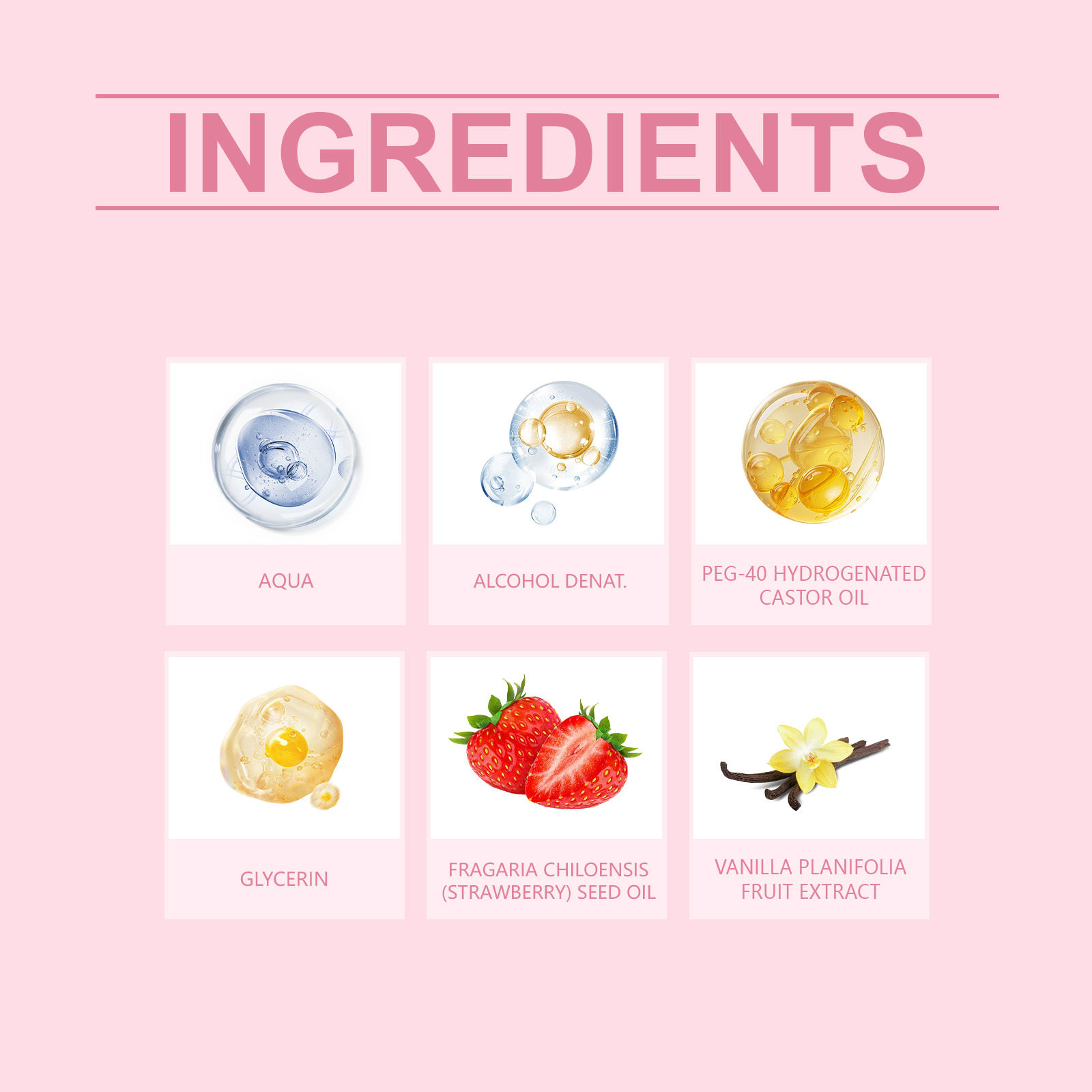 Strawberry Candy Sweet Vitality Perfume Fresh Sweet Long Lasting Fragrance Dating Commute Multi Scene Portable Perfume