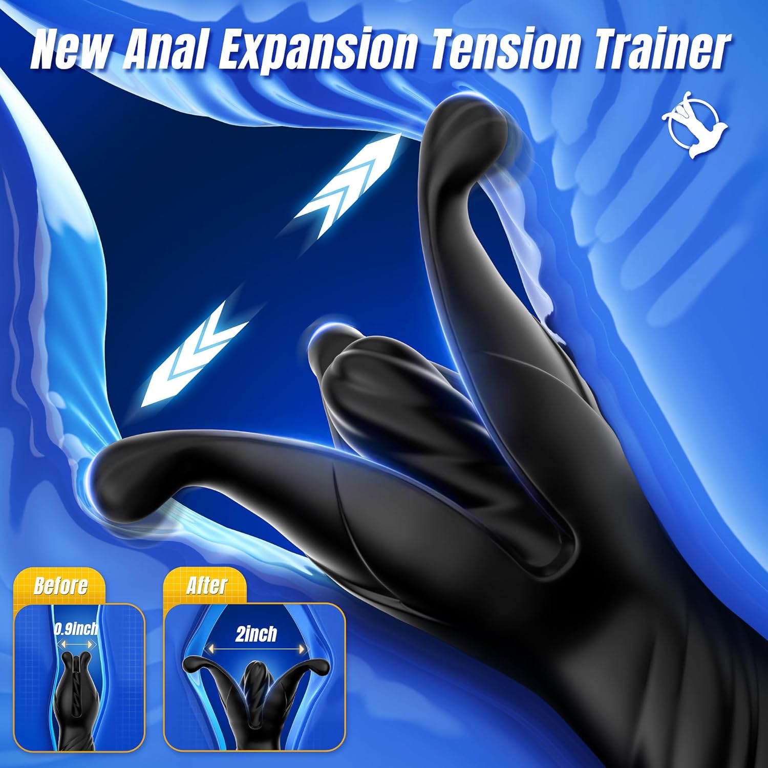 Anal Toys Male Sex Toys for Men Prostate Vibratar Massager Anal Plug Mens Sex Toy Vibrating Butt Adult Toy for Couples