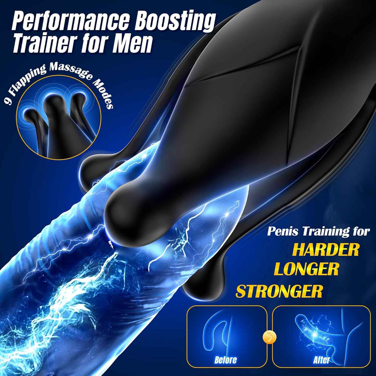 Anal Toys Male Sex Toys for Men Prostate Vibratar Massager Anal Plug Mens Sex Toy Vibrating Butt Adult Toy for Couples