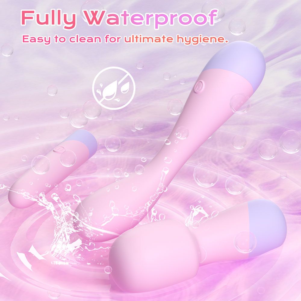 (Mini Vibrator) Adult Sex Toy Vibrating Wand Wand Female Masturbator AV Wand 10 Frequency Vibration Massage Mini G-Spot Vibrator Love Egg