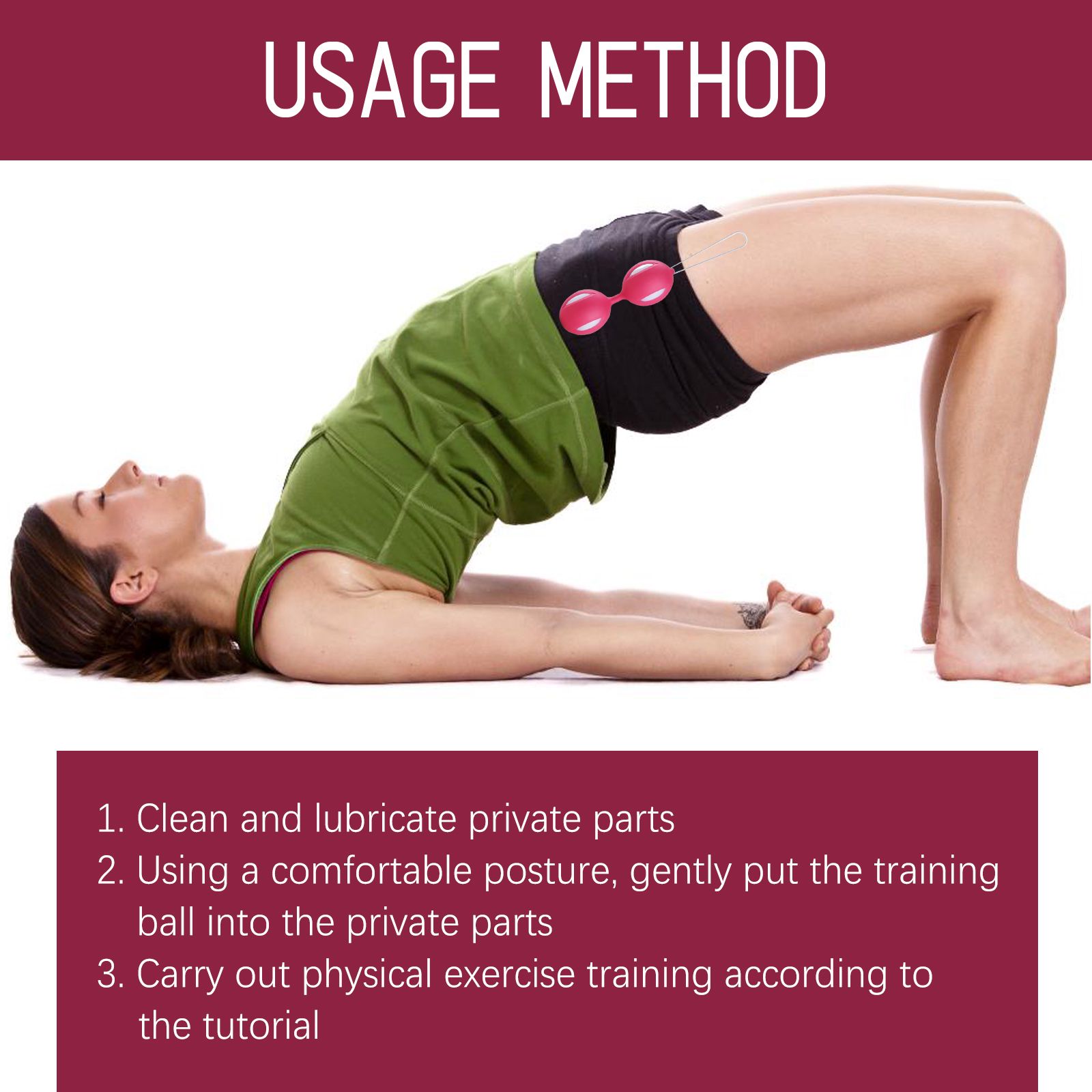 Pelvic Floor Training Balls For Body Exercise And Daily Personal Care