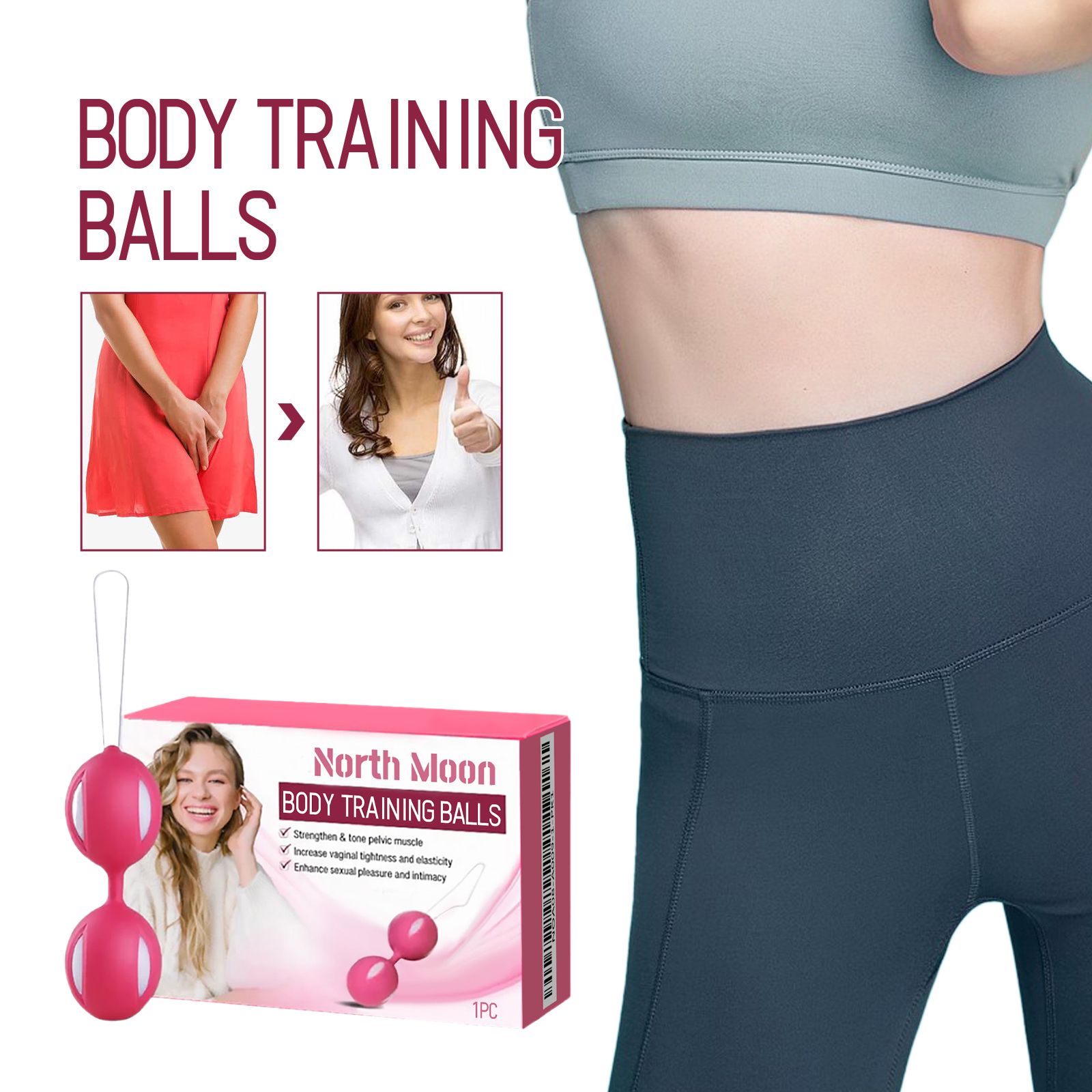 Pelvic Floor Training Balls For Body Exercise And Daily Personal Care