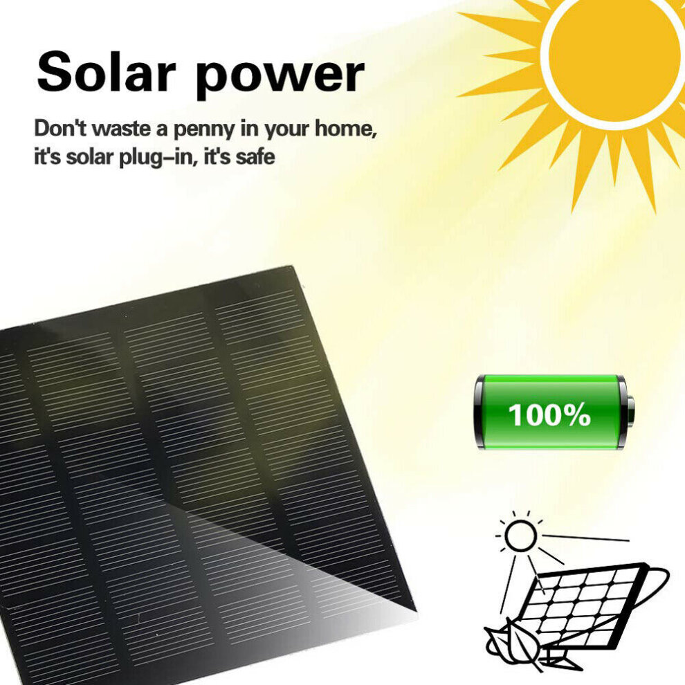 Solar Panel Powered Water Feature Plants Pump Garden Pool Pond Aquarium Fountain