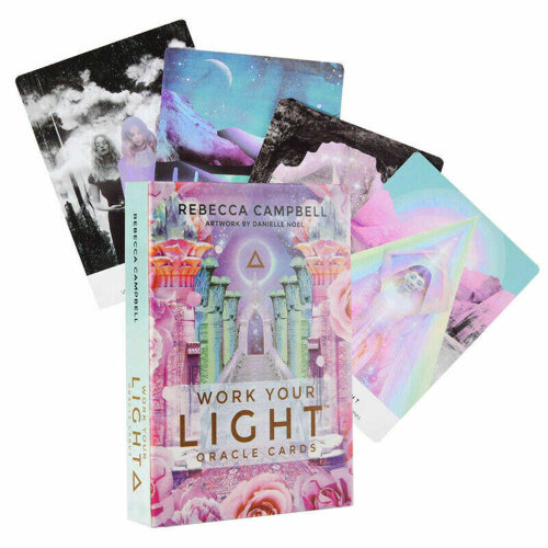 Tarot Card Work Your Light Oracle Cards 44 Card Deck and Guidebook Mind Body Spirit