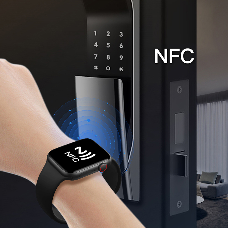 W58 Smart Watch Men Series NFC Smartwatch Bluetooth Wireless Charging