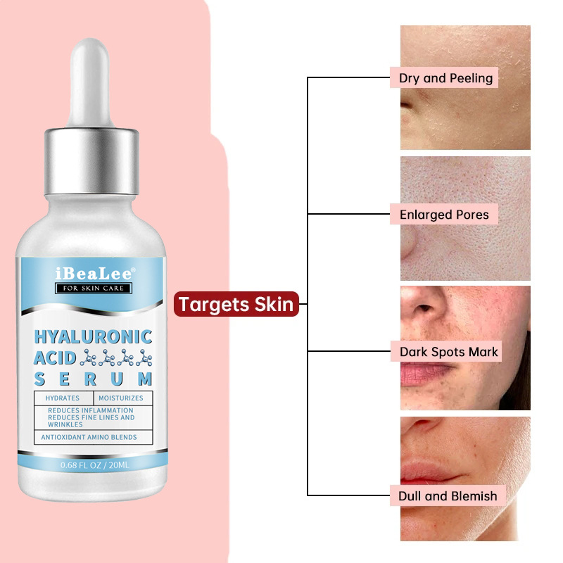 iBeaLee Hyaluronic Acid Serum Anti Wrinkle Facial Moisturizing
