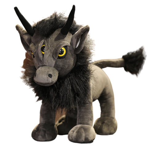 Three-eyed Monste Plush Toy Anime Peripheral Pentagram Elephant Rabbit Diablo Animal Doll Cartoon
