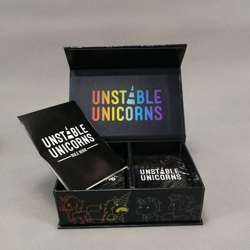 Unstable Unicorns Card Game Base Game Black Box