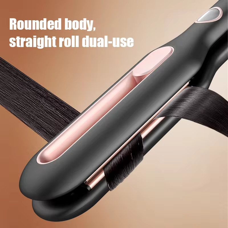 Hair Straightener Ceramic Wide Flat Iron Hair Straightener Heat Up Hair Straightener Curling Iron Portable Hair Styling Tools for All Hair Types