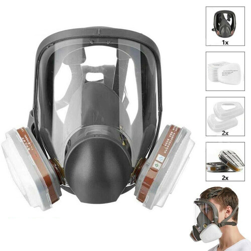 6800 Full Face Gas Mask 15 in 1 Respirator for Paint Spray Protective