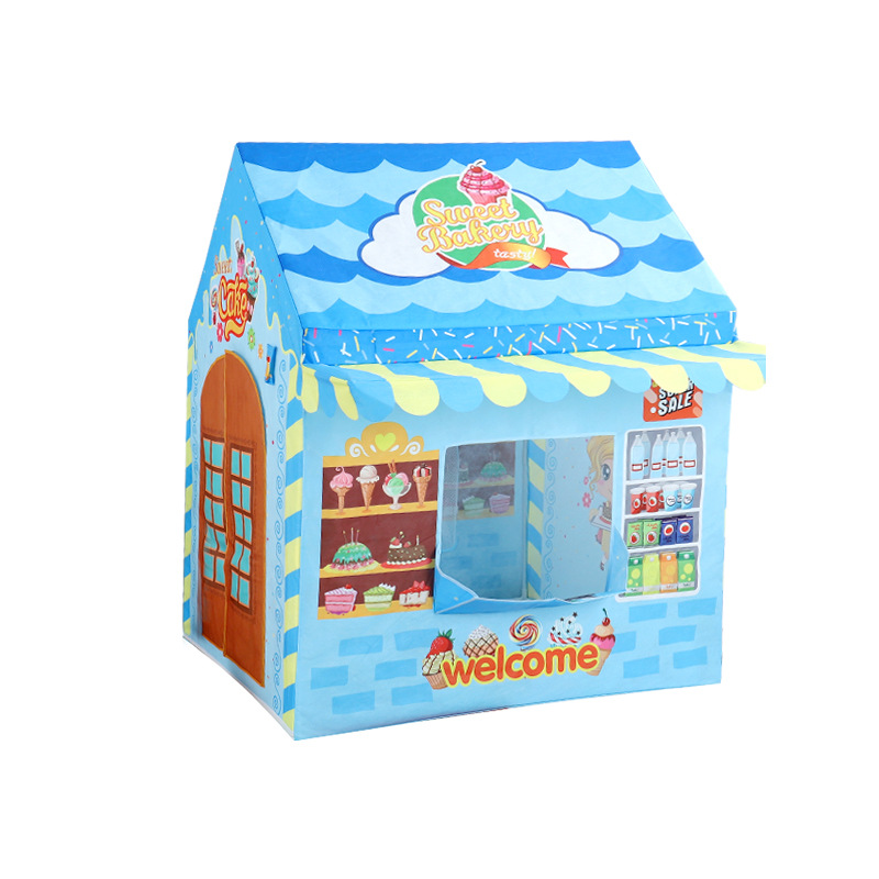 Princess Dessert Kids Folding Playhouse Tent Toddler House Indoor Outdoor