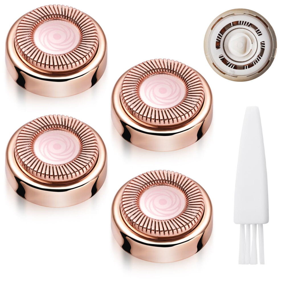 Facial Hair Remover Painless Razor Women Gift with Replacement Heads for Flawless Finishing Touch