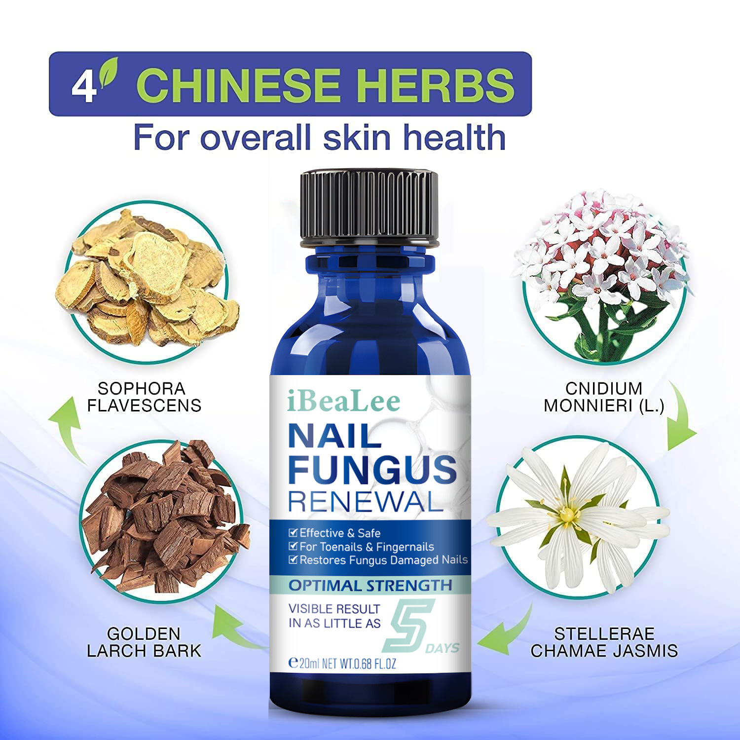 Fungal Nail Treatment for Toenails Extra Strong Nail Fungus Repair Solution Nail Fungal Renewal Foot Care Liquid 20ml