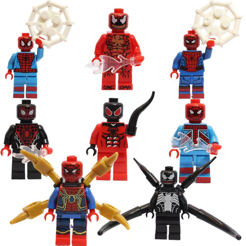 Building Blocks Anime Characters Mini Children Toys Super Hero Cartoon Assembly Models Christmas and Birthday Gifts