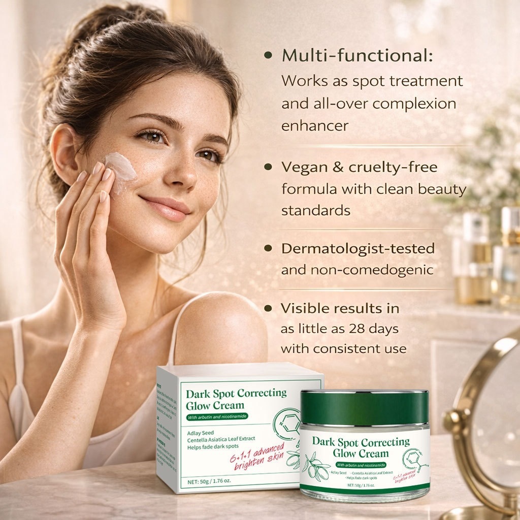 Dark Spot Correcting Brightening Cream For Even Tone Hydrating And Skin Radiance Treatment 50ml