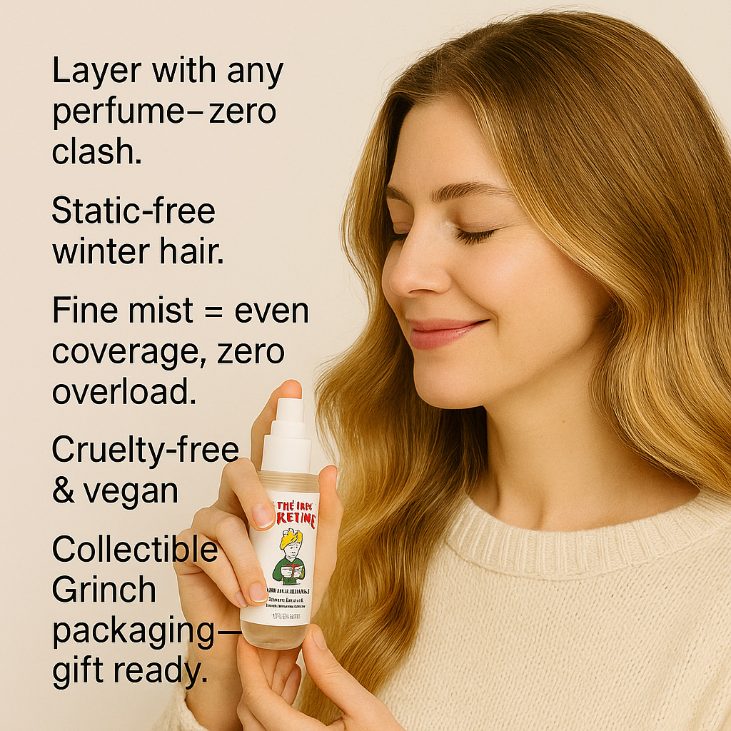 Green Monster X Fashion Hoff City Cookie Scent Hair Perfume Fragrance Mist For Daily Styling And Party Freshness