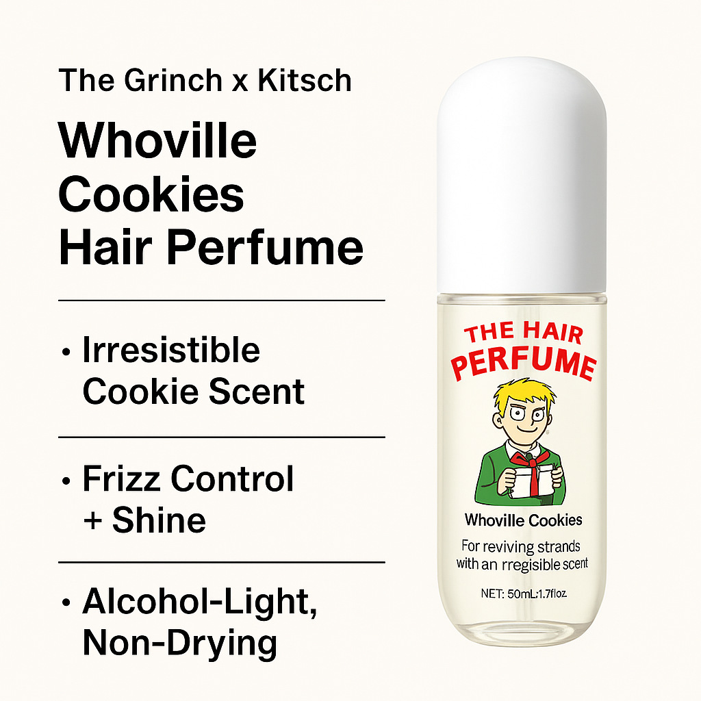 Green Monster X Fashion Hoff City Cookie Scent Hair Perfume Fragrance Mist For Daily Styling And Party Freshness