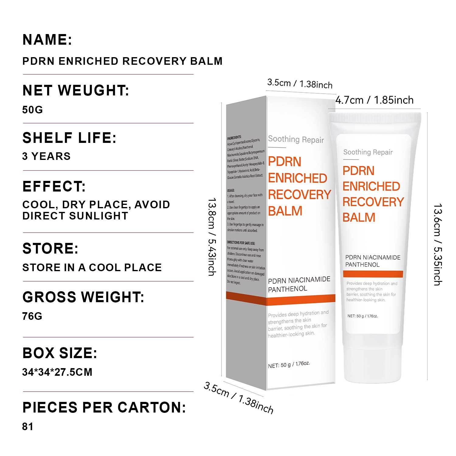 Concentrated Repair Balm Soothing Moisturizing Nourishing For Dry Irritated Skin Daily Face And Body Care 50g