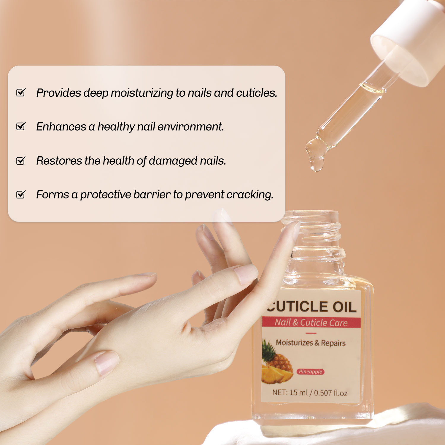 Cuticle And Nail Nourishing Oil Moisturizing Strengthening For Dry Cuticles And Brittle Nails Daily Home Manicure Care