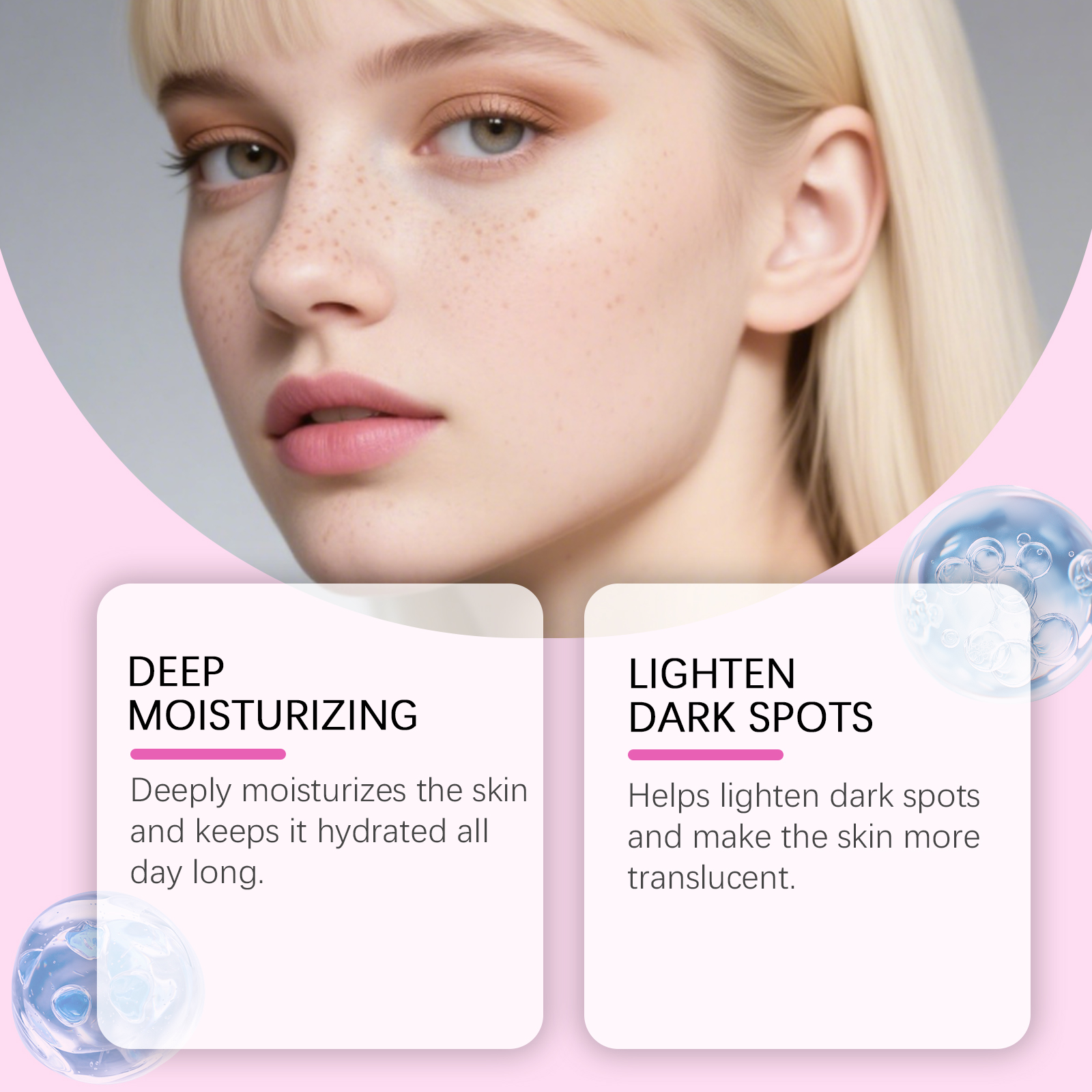 Skin Moisturizing Cream Mild Nourishing Care Skin Fresh Non Sticky Delicate Skin Daily Apply Moisturizing Lotion