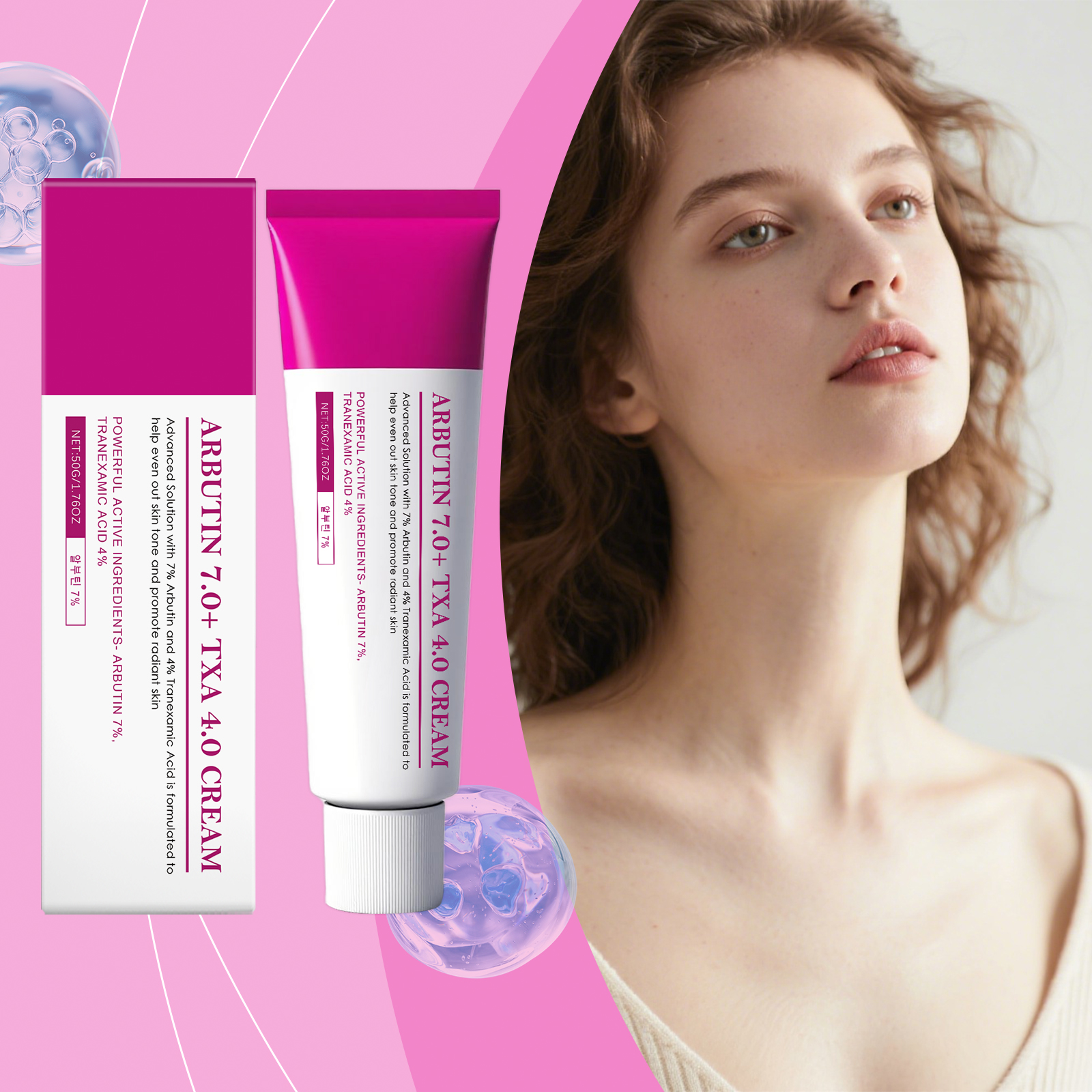 Skin Moisturizing Cream Mild Nourishing Care Skin Fresh Non Sticky Delicate Skin Daily Apply Moisturizing Lotion