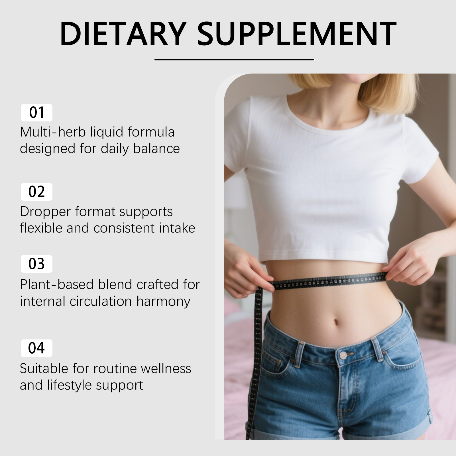 Herbal Drops Mild Herbal Formula Care Body Refreshing Comfort Light Daily Convenient Care Liquid Drops