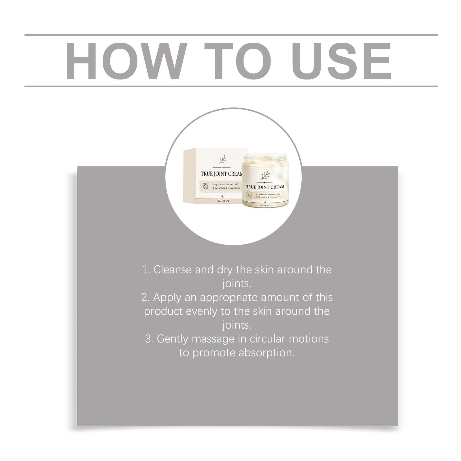 Joint Care Ointment Mild Skin Friendly Easy Smear Daily Home Joint Skin Basic Care Gentle Safe Soft