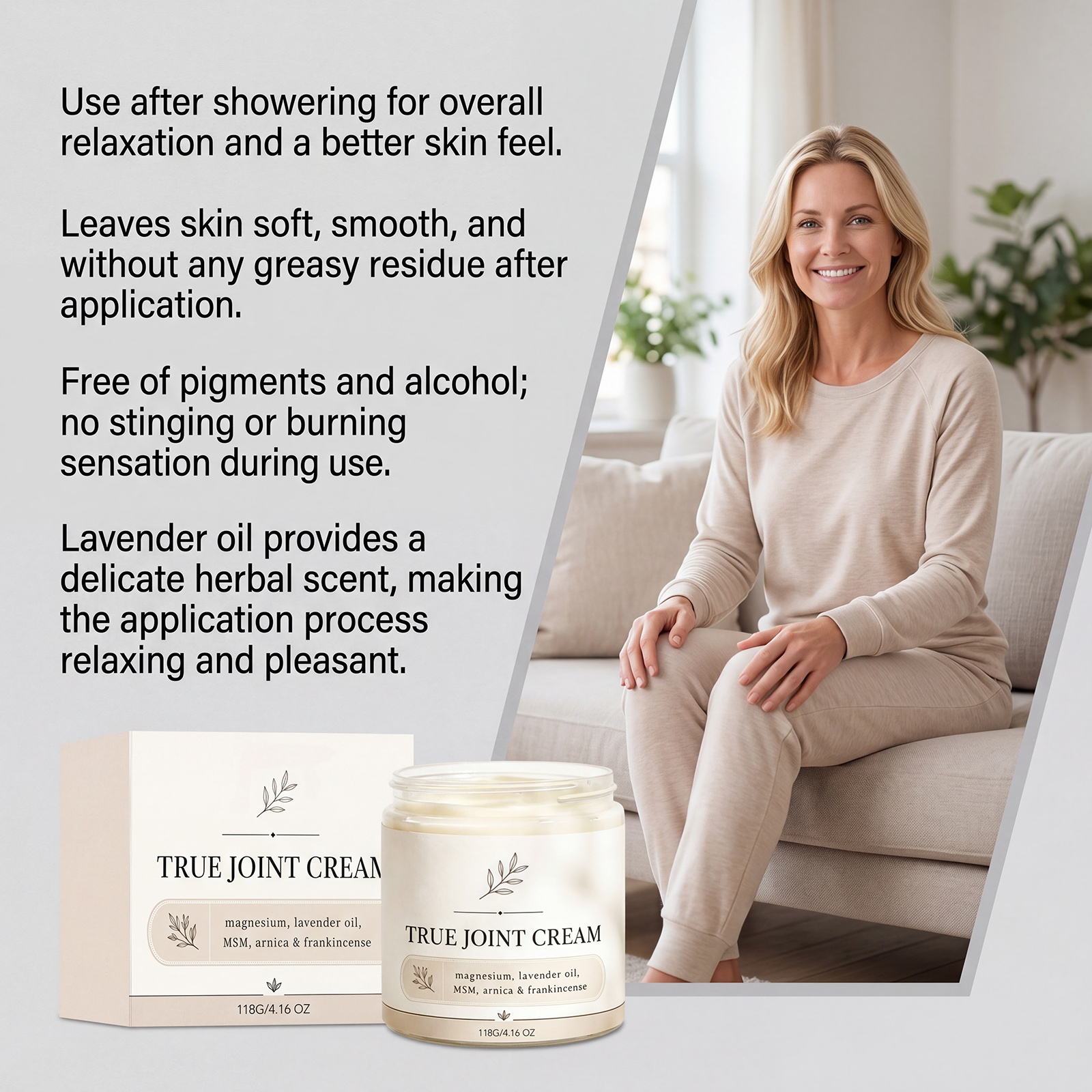 Joint Care Ointment Mild Skin Friendly Easy Smear Daily Home Joint Skin Basic Care Gentle Safe Soft