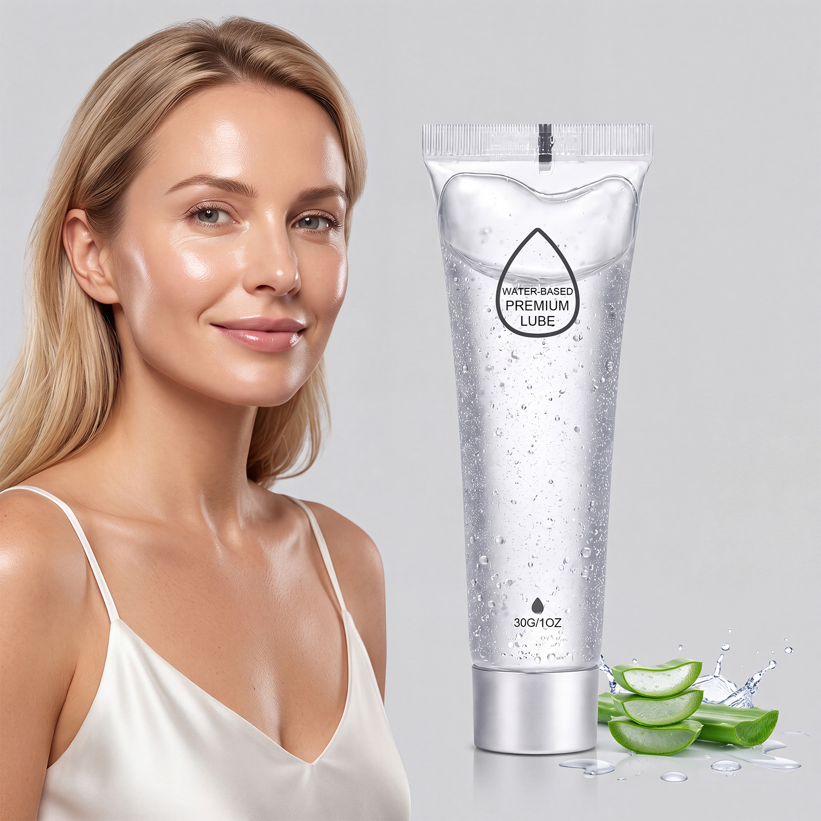 Hydrating Lubricant Clear Gel Texture Soft Smooth Reduce Friction Evenly Spread Moisturize Fit Cozy Private Skin Care