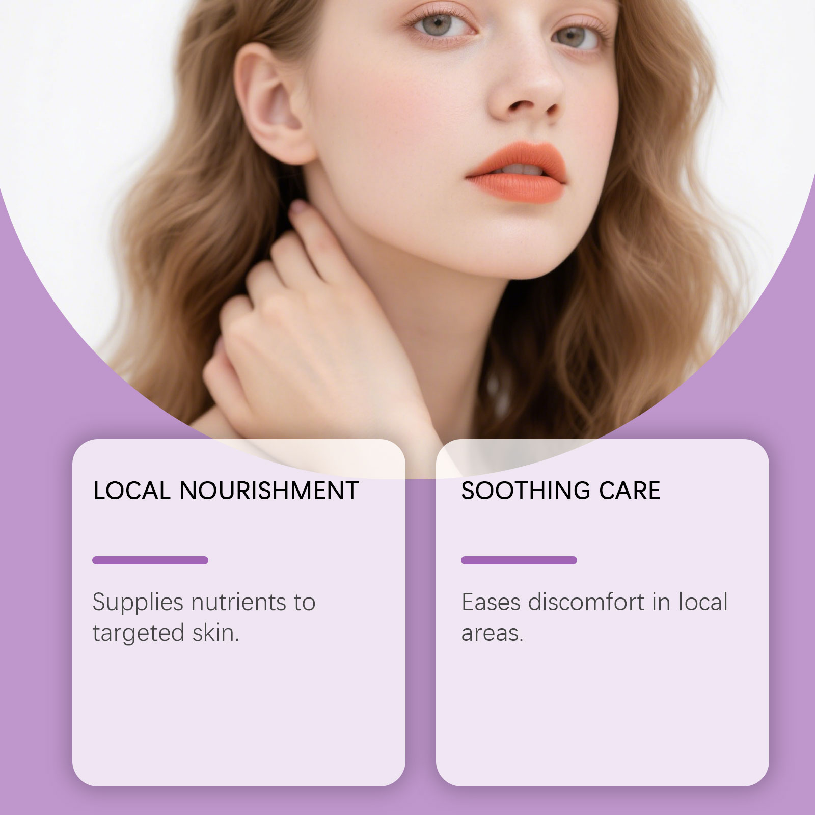 Local Skin Purifying Cream Mild Cleansing Nourishing Refreshing Non Sticky Soft Body Care Lotion