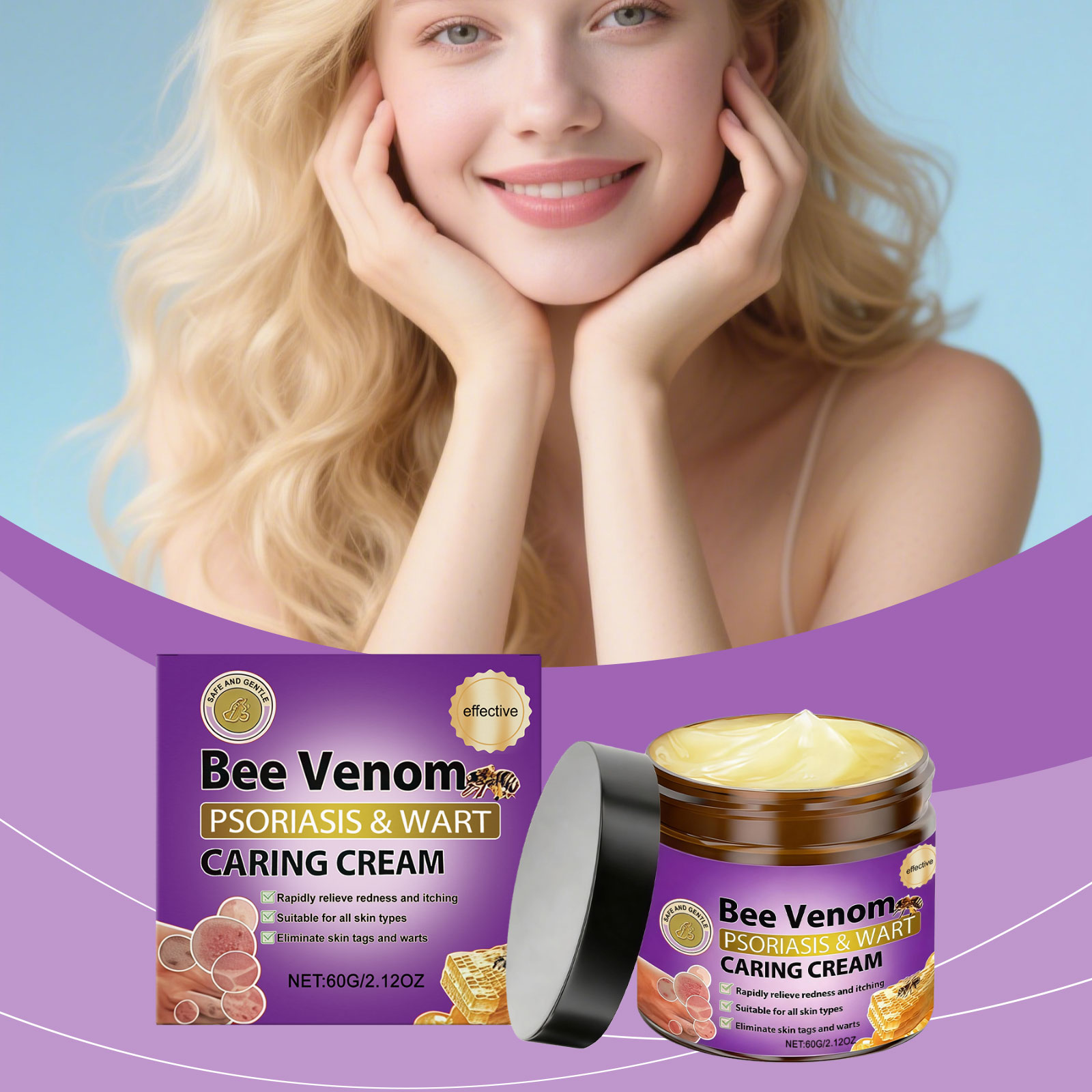 Local Skin Purifying Cream Mild Cleansing Nourishing Refreshing Non Sticky Soft Body Care Lotion