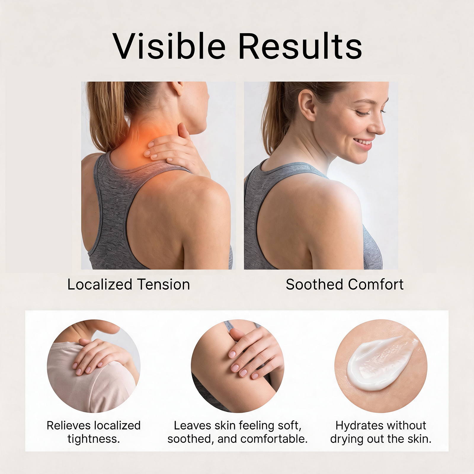 Magnesium Cream For Joint Care Mild Refreshing Daily External Care Shoulder Neck Waist Leg Comfort Relief
