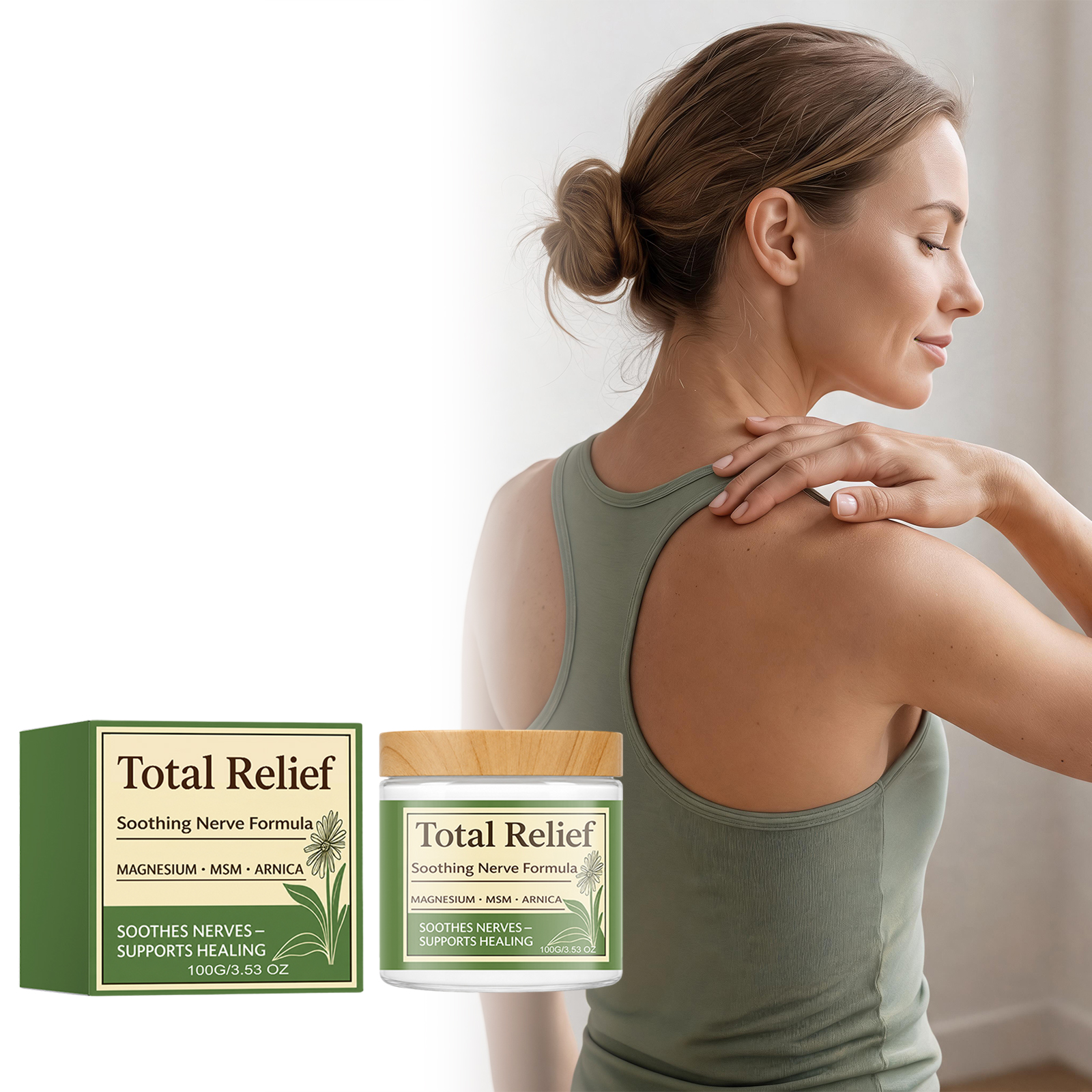 Magnesium Cream For Joint Care Mild Refreshing Daily External Care Shoulder Neck Waist Leg Comfort Relief