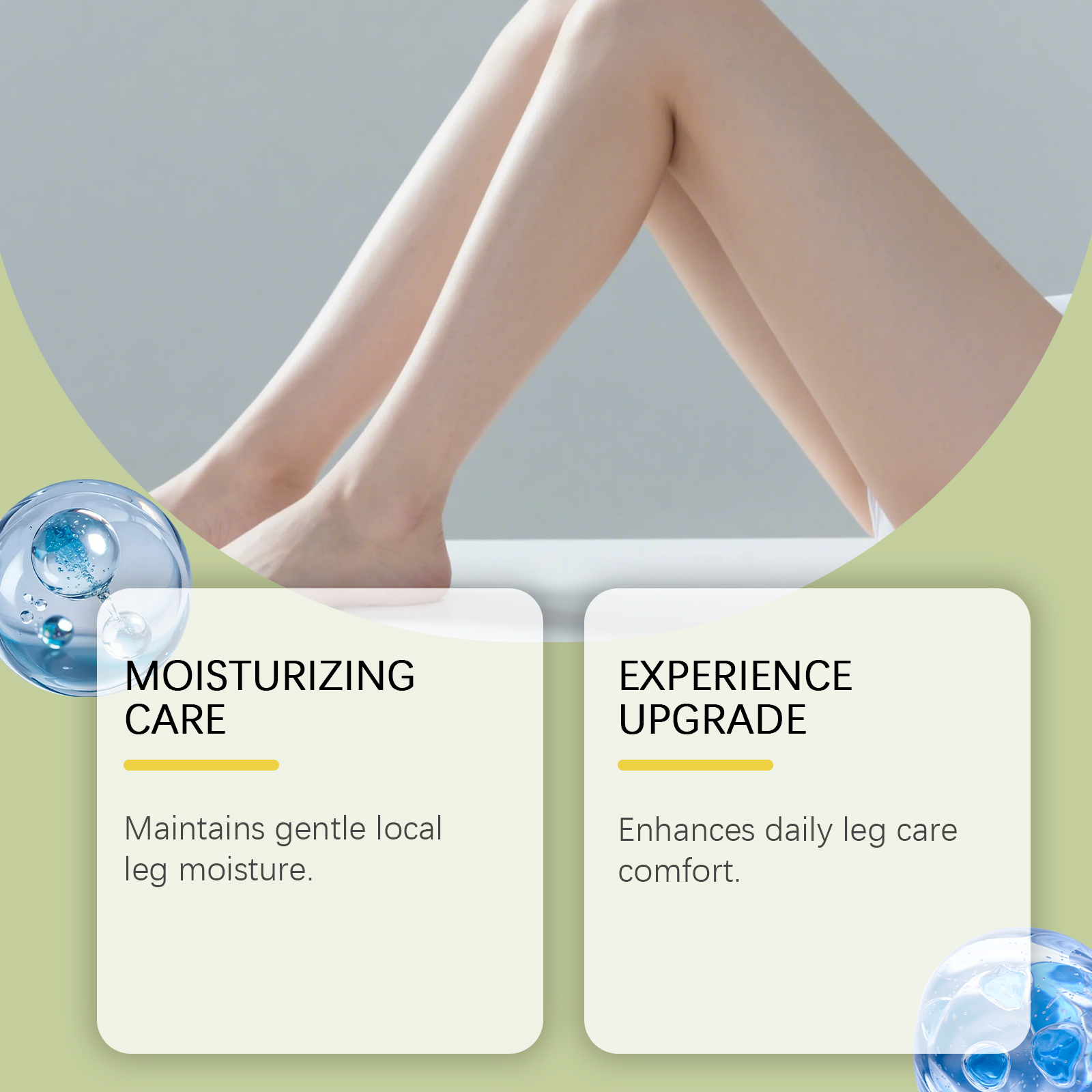 Leg Care Patch Mild Nourish Leg Skin Moisturize Skin Varicose Discomfort Daily Walking Light Convenient