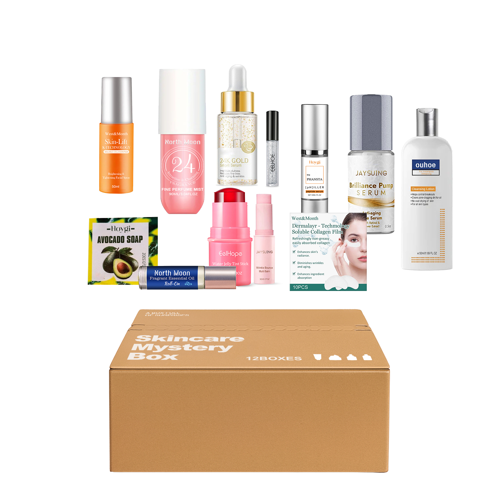 Skin Care Surprise Blind Box Mild Nourishing Moisturizing Facial Skin Refreshing Hydrating Beauty Care