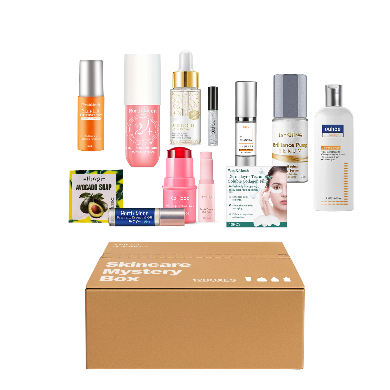Skin Care Surprise Blind Box Mild Nourishing Moisturizing Facial Skin Refreshing Hydrating Beauty Care