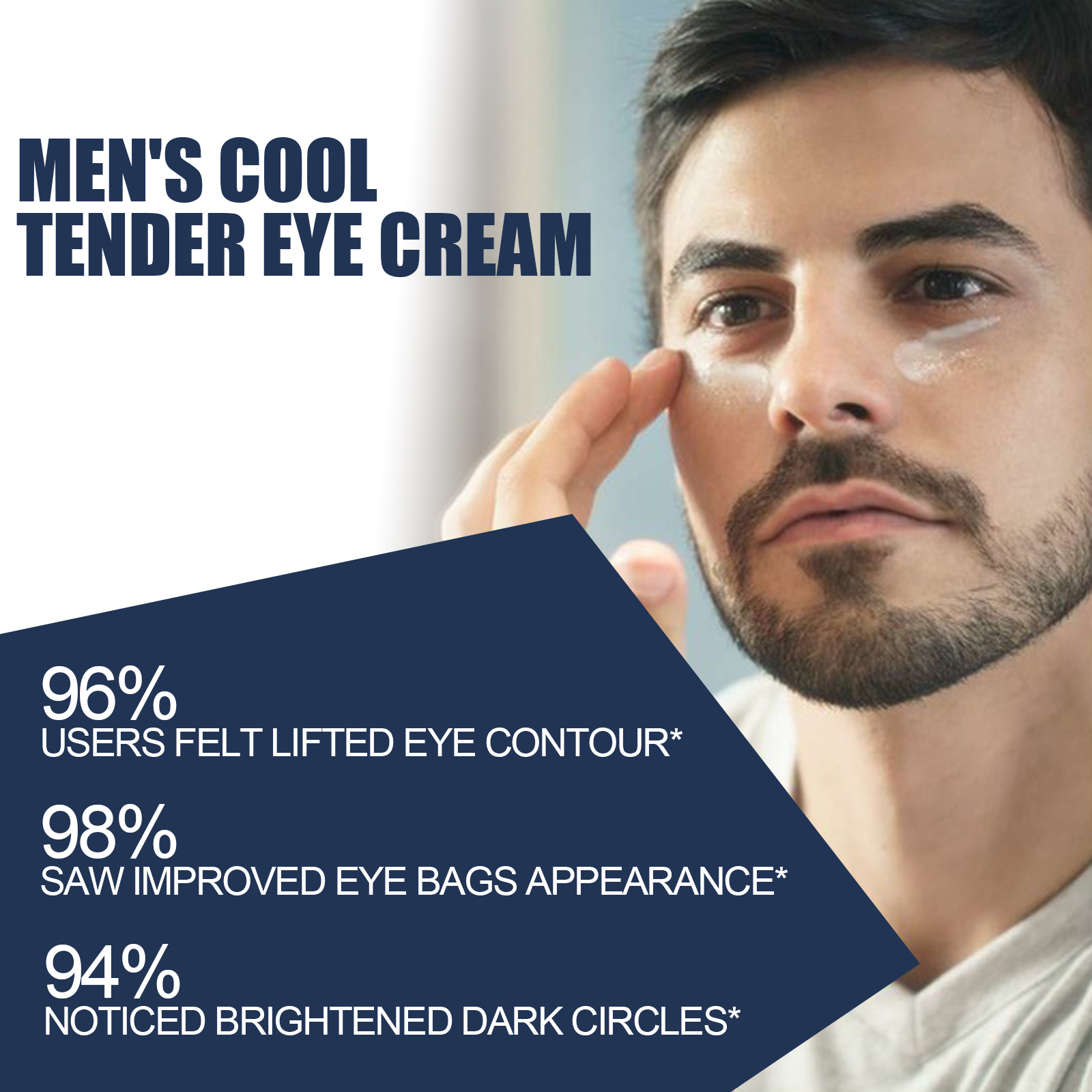 Men Care Eye Cream Mild Moisturizing Non Greasy Relieve Dryness Nourish Delicate Skin Around Eyes