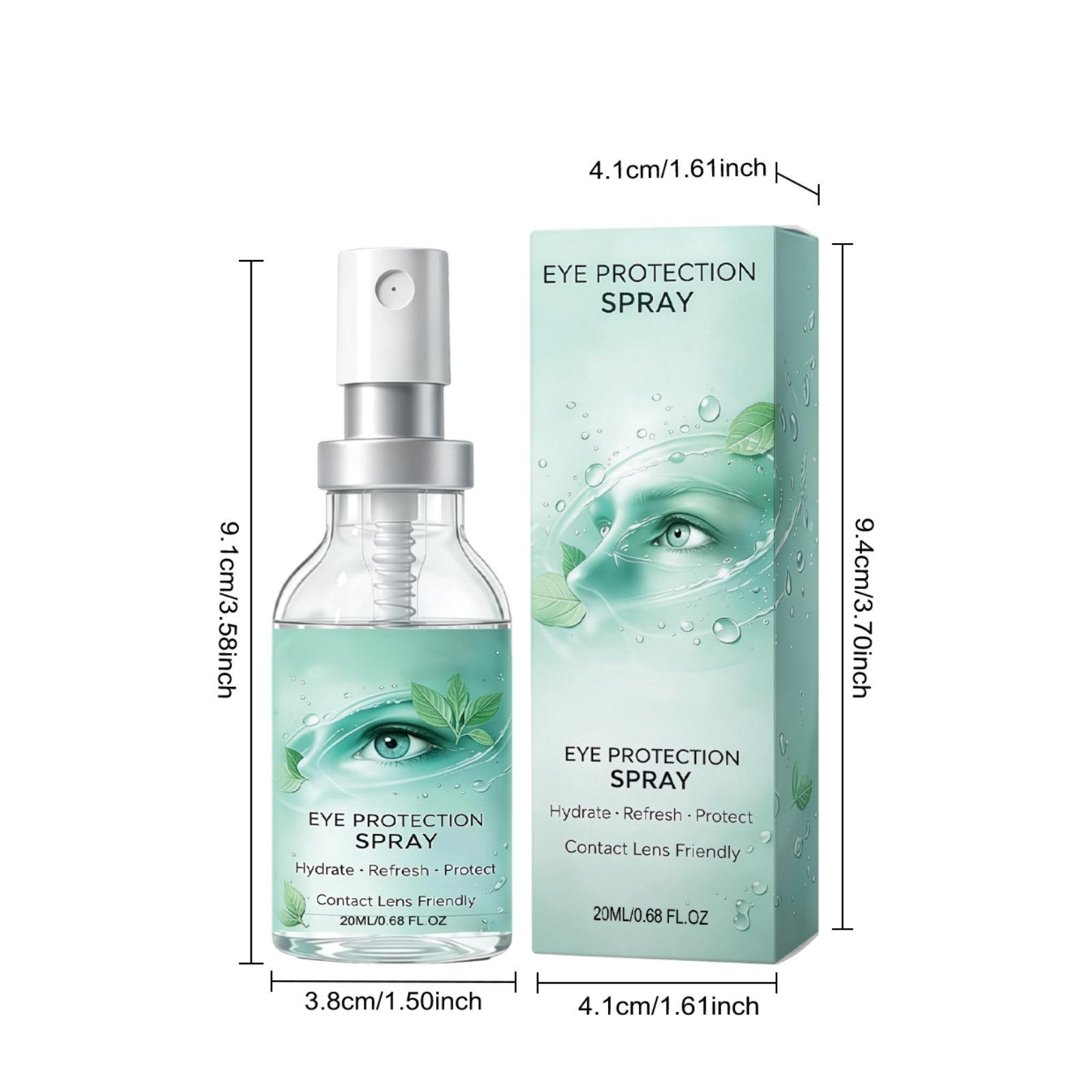 Eye Moisturizing Spray Hydrating Refreshing Absorbent Gentle Soft Nourishing Comfortable Care For Eye Skin