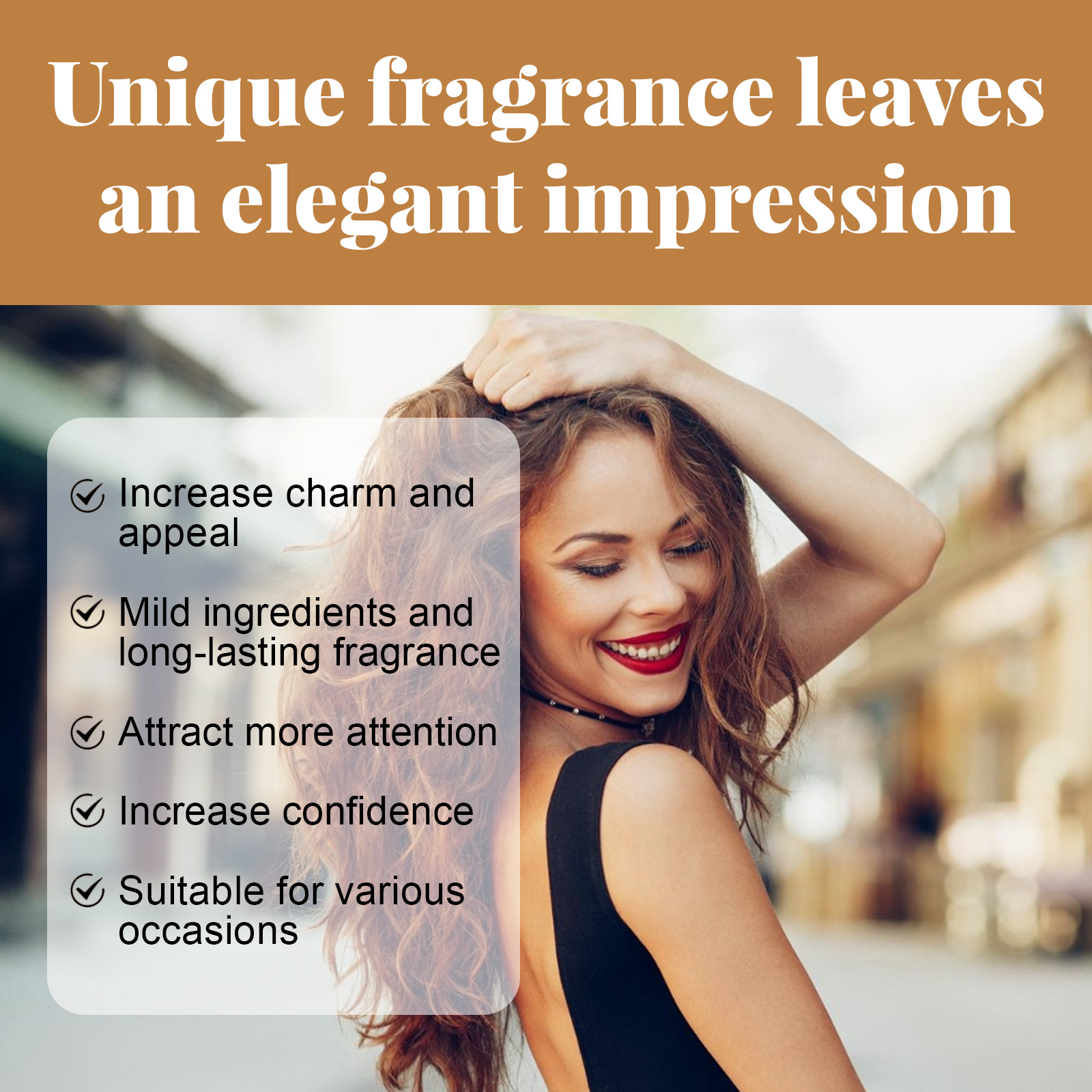 Perfume Natural Fresh Elegant For Wrist Neck BehindEar Portable LongLasting Niche Couple Dating Atmosphere Scent